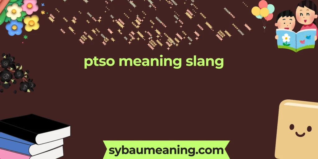ptso meaning slang