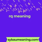 rq meaning