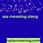 ssa meaning slang