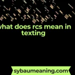 what does rcs mean in texting