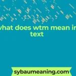 what does wtm mean in text