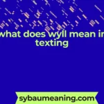 what does wyll mean in texting