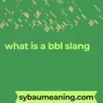 what is a bbl slang