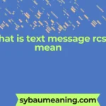 what is text message rcs mean