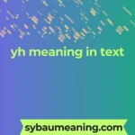 yh meaning in text