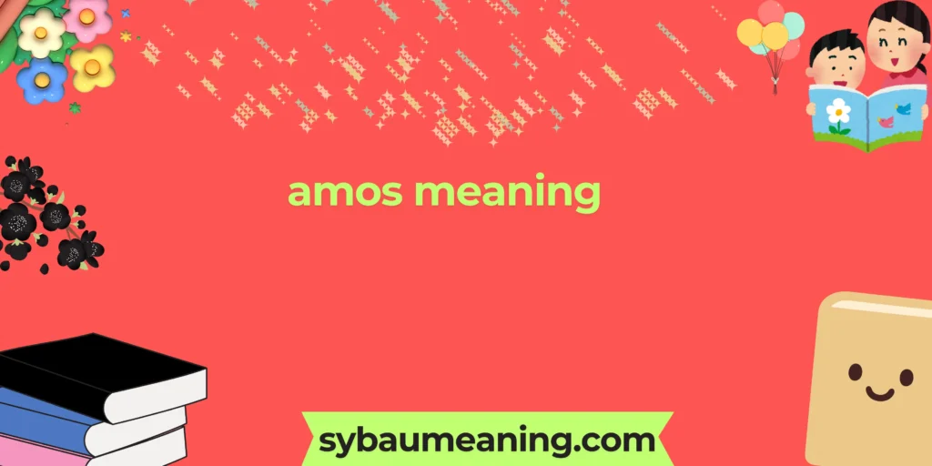 amos meaning