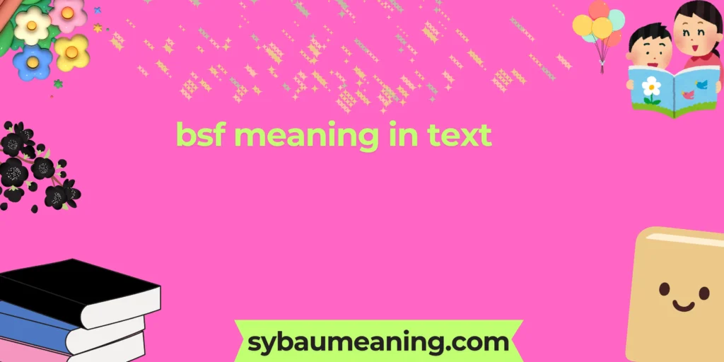 bsf meaning in text