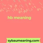 hb meaning