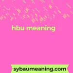 hbu meaning