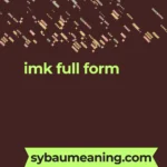 imk full form