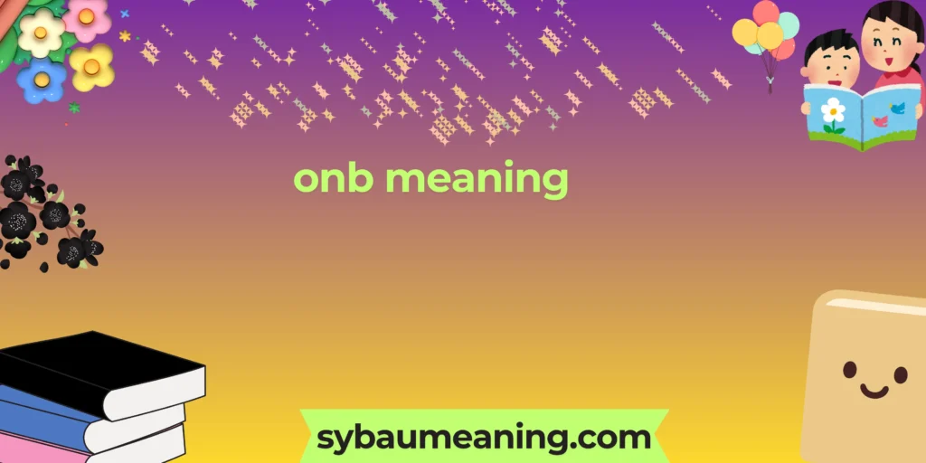 onb meaning
