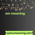 sm meaning