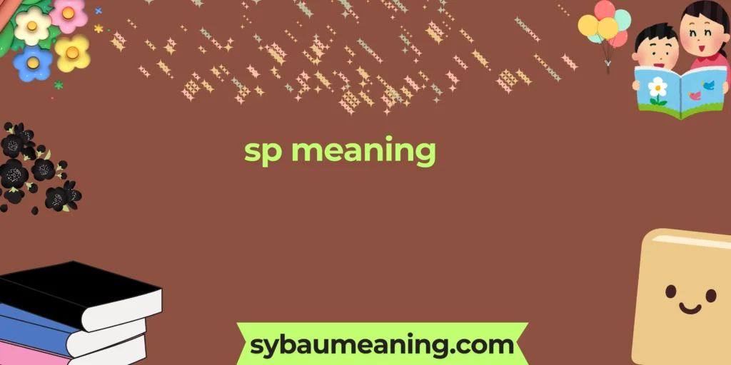 sp meaning