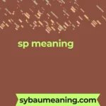 sp meaning