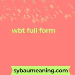 wbt full form
