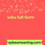 wbu full form
