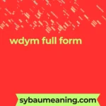 wdym full form