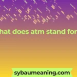 what does atm stand for