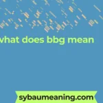 what does bbg mean