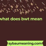 what does bwt mean