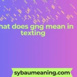 what does gng mean in texting