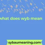 what does wyb mean