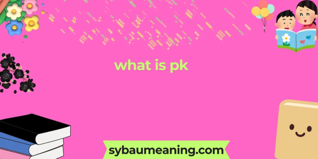 what is pk