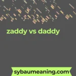 zaddy vs daddy