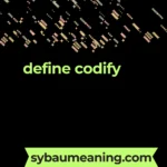 define codify