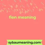 fien meaning