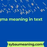gma meaning in text