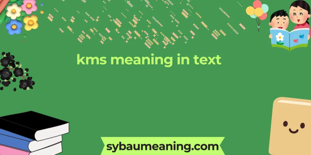 kms meaning in text