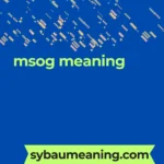 msog meaning