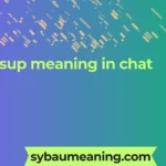 sup meaning in chat