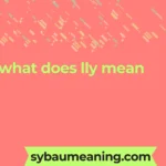 what does lly mean