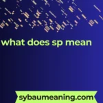 what does sp mean